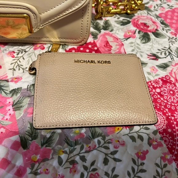 Zara mini bag and Michael Kors wallet and keychain. Gently used. - Picture 2 of 5